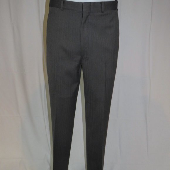 Brooks Brothers Makers Vintage Gray Herringbone Three Roll Two Suit 40R - Picture 12 of 15